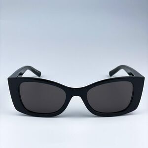 NEW Saint Laurent SL593 001 Black Square Unisex Sunglasses
